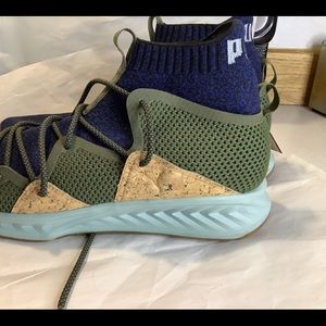 Puma 10.5 PUMA Limited Edition Ignite Evoknit Brown Cork Mens